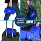 Ultra Compact Travel Blanket Pillow Soft Airplane