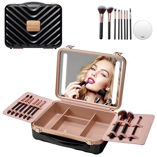 Travel Makeup Case with Mirror