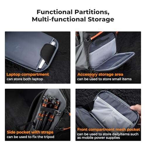 Camera Backpack Shoulder Bag for Photographers