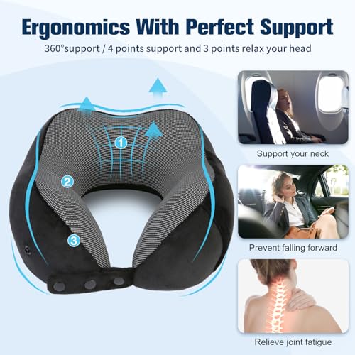 Neck Pillow for Traveling (4 Count)