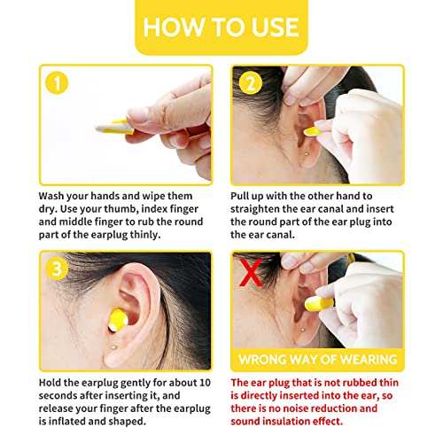 Soft Foam Ear Plugs for Sleeping
