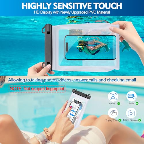 Large Waterproof Phone Pouch [with Sealing Strip]