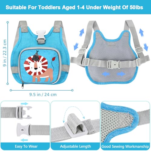 Toddler Harness Leash+ Anti Lost Wrist Link