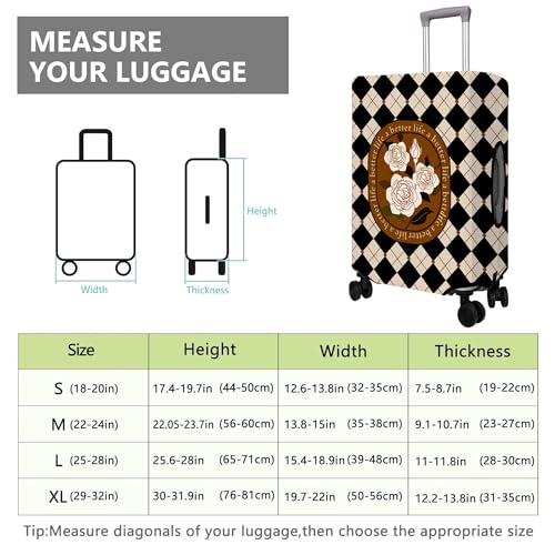 Travel Luggage Cover Suitcase Protector Fits 18