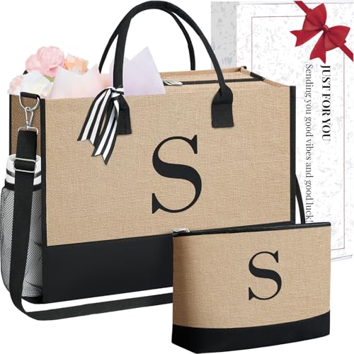 Personalized Initial Tote Bag