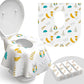 Disposable Toilet Seat Cover for Travel (20 Count)