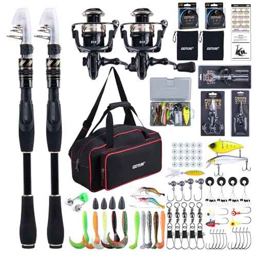 Fishing Rod and Reel Combo (4 Count)