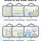 Clear Toiletry Bag with Handle 2 (2 Count)
