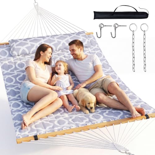 2Person Quilted Hammock with SpreaderBar
