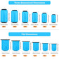 6 Pcs Waterproof Dry Bag Set for Kayaking & Camping (6 Count)