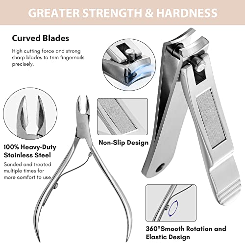Stainless Steel Manicure Set 11 (11 Count)