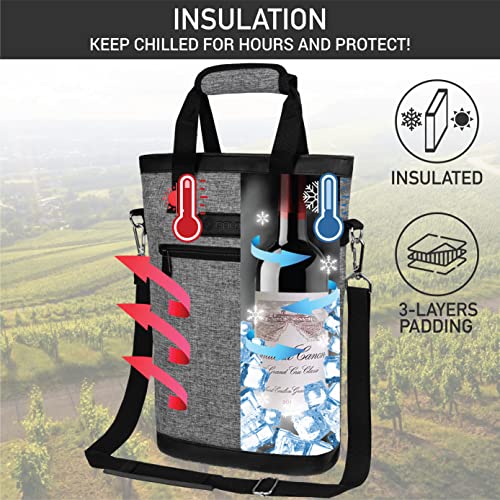 Two Bottle Wine Bag Carrier