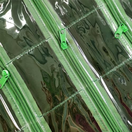 Travel Jewelry Roll Bag Portable Organizer Pouch With Grids&PVC Cover Storage Bags for Necklace