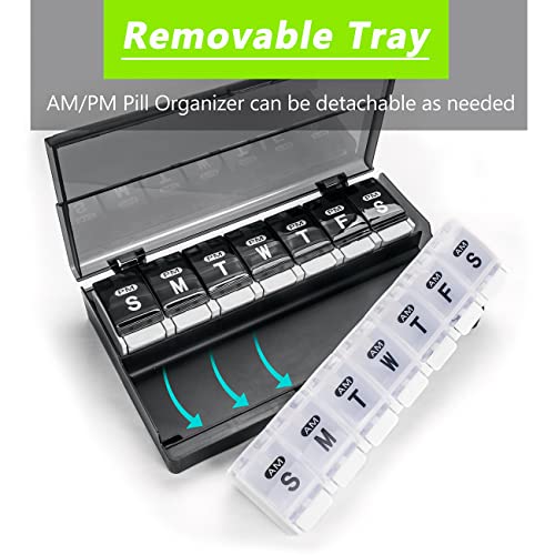 Extra Large Weekly Pill Organizer 2 Times a Day