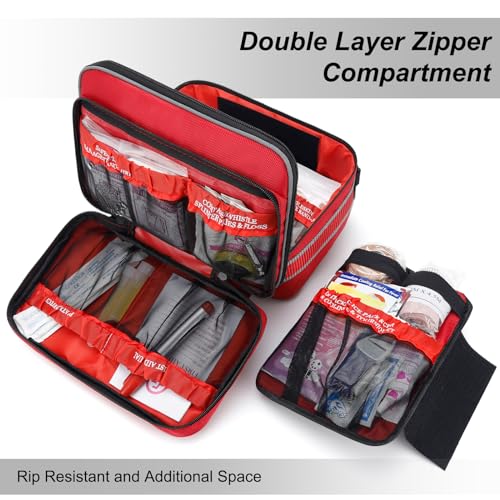 Professional 500 Piece Emergency First Aid Kit for Home