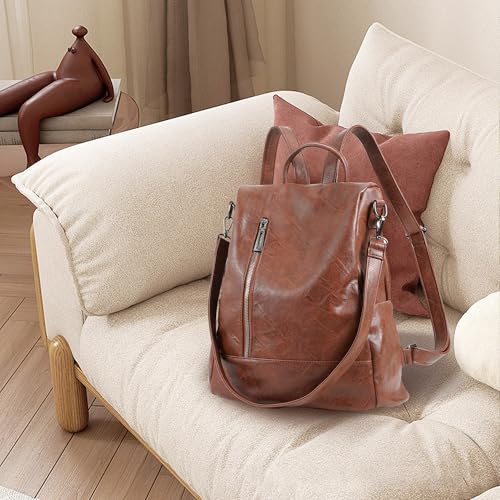 Women Backpack Purse PU Leather Anti