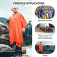 Hooded Rain Poncho for Adults