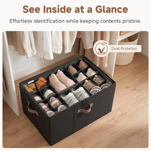 24 Pair Large Shoe Organizer Box