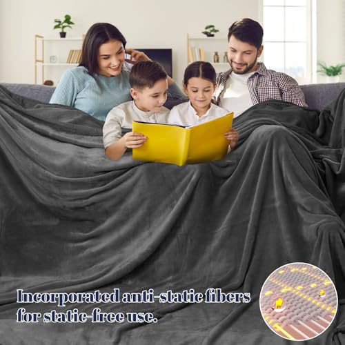 Fleece Blanket Oversized King 120"x120"