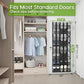 Over the Door Shoe Organizer with 40 Large Breathable Mesh Pockets