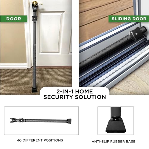 Adjustable Sliding Door Security Bar