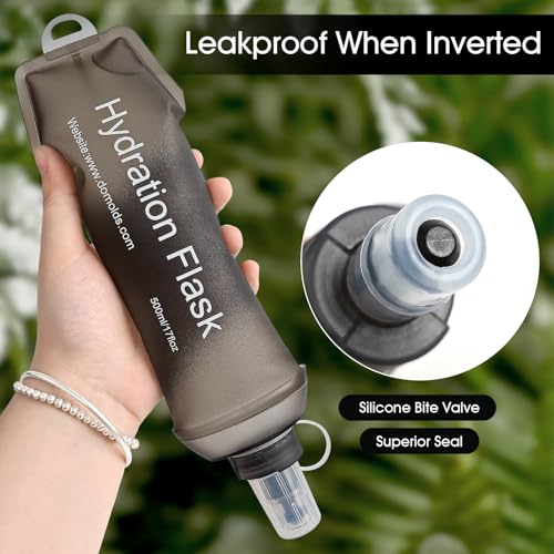 GYGYL Soft Flask Collapsible Water Bottle for Sports (2 Count)