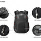 Design Men's Laptop Backpack for College and Business Travel with Integrated USB Charging Port and RFID Protection Fits Laptops up to 15.6 in