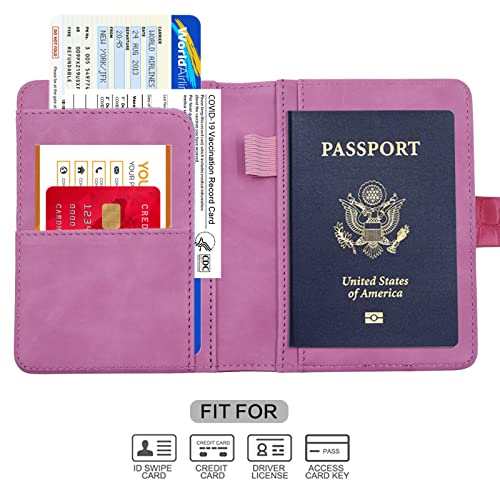 Premium Leather Passport Holder Covers Case