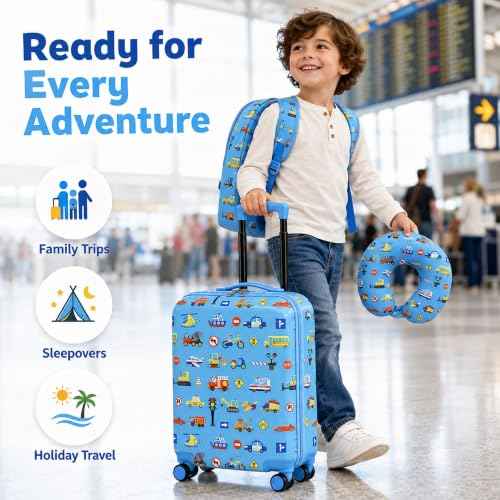 4 Pcs Kids Luggage Set (4 Count)