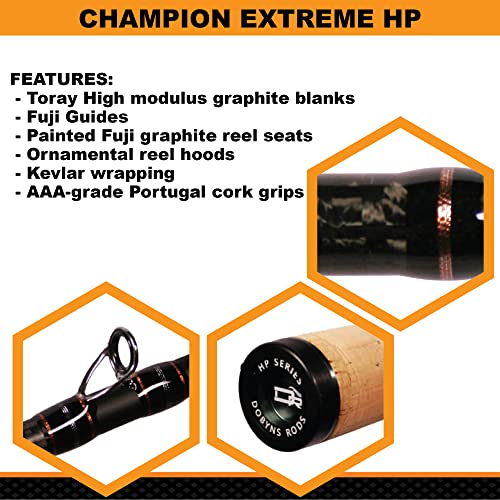 Champion Extreme HP Series 7’0” Casting Bass Fishing Rod DX702C