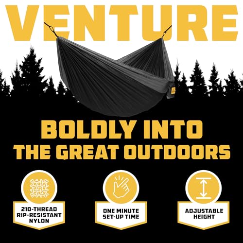 Hammock for Camping Double Hammocks Gear for The Outdoors Backpacking Survival or Travel