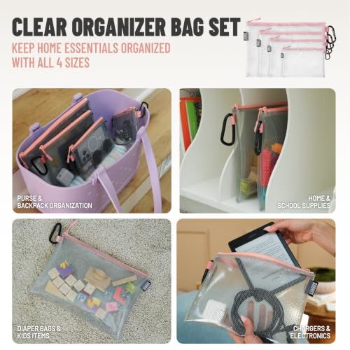 Air Production Multi‑Size Clear Zipper Pouch