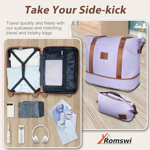 Expandable 22x14x9 Airline Approved 21" Carry On Luggage Set (3 Count)