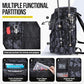 Fishing Backpack with Fishing Rod Gear Holders Tackle Box