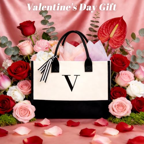 Initial Tote Bag