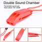 4 Pack Emergency Whistles with Adjustable Reflective Lanyard