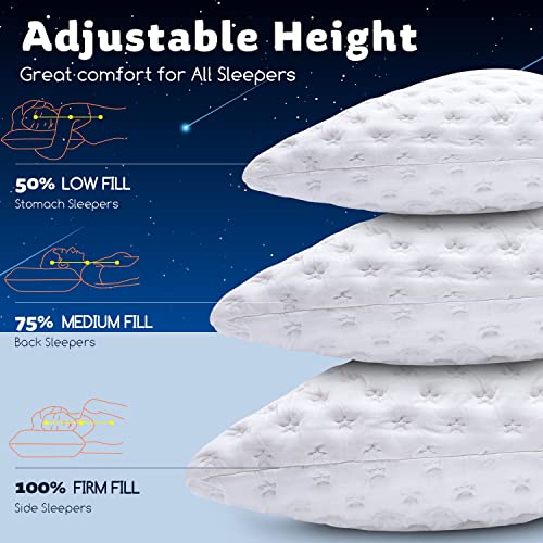 Cooling Side Sleeper Pillow for Neck and Shoulder Pain