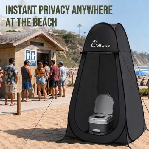 Pop Up Shower Tent for Camping Essentials