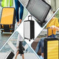Upgraded Double Zippered Transparent PVC Suitcase Cover 28 Inch