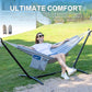 Double Hammock with Stand for Outside