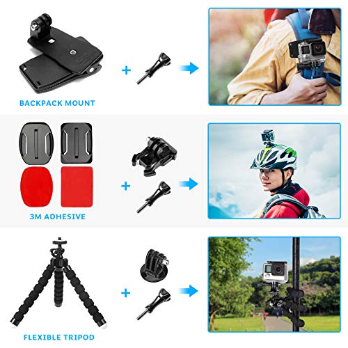 Accessories Kit for AKASO EK5000 EK7000 4K WiFi Action Camera GoPro Hero 13 12 11 10 9 8 7 6 5
