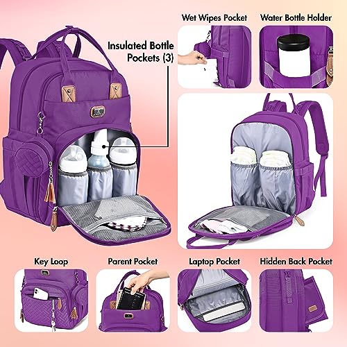 Diaper Bag Backpack with Portable Changing Pad (2.54 Pound)