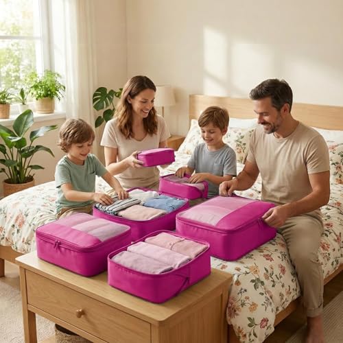 4 Piece Compression Packing Cubes for 3 (4 Count)