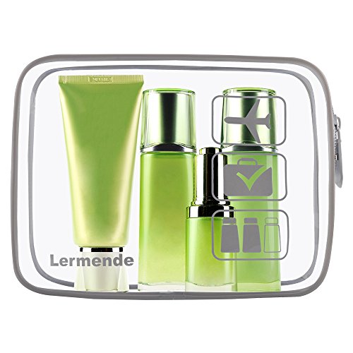 Clear Toiletry Bag TSA Approved Quart Size Travel Carry On (2 Count)