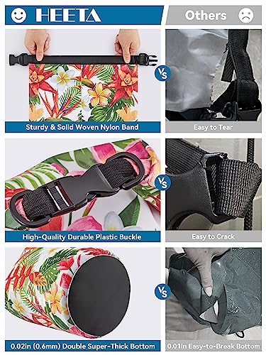 Waterproof Dry Bag Backpack with Emergency Whistle