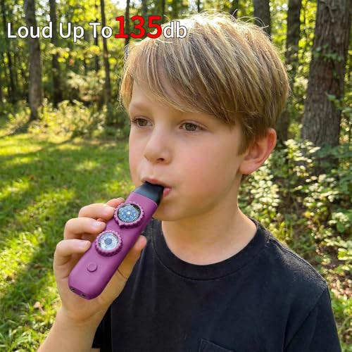 Multifunctional Survival Emergency Whistle for Kids with Compass Hiking Survival