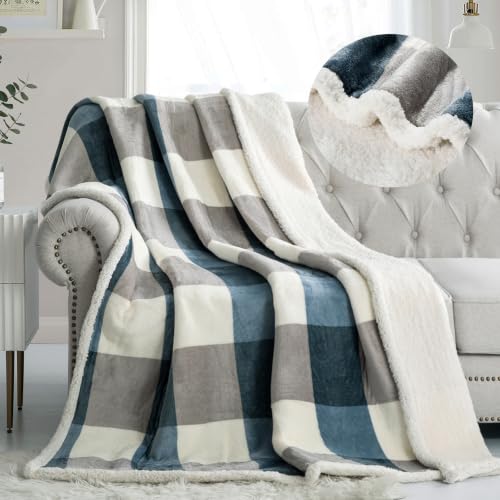 Sherpa Throw Blanket for Couch Sofa 50“*60”