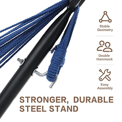 Double Hammock with Stand for Outside