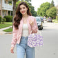 Lunch Bag for Women Men Cute Corduroy Lunch Tote Bags Reusable Insulated Lunch Box Large Capacity Reusable Insulated Cooler for Work Picnic or Travel