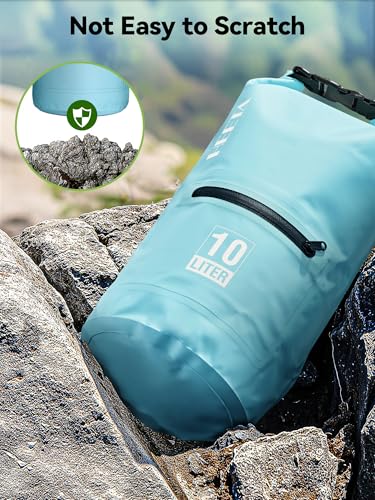 Waterproof Dry Bag Backpack with Zippered Pocket